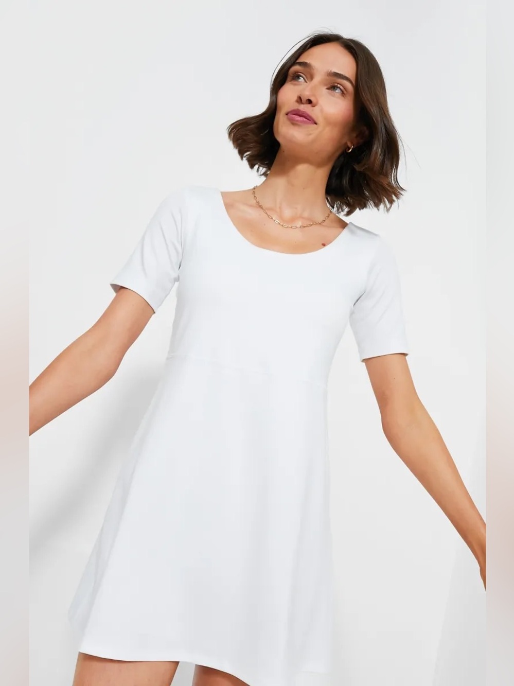 NWT Tuckernuck Tnuck Sport White Step-In Rosemary Sport Dress Small Pickleball